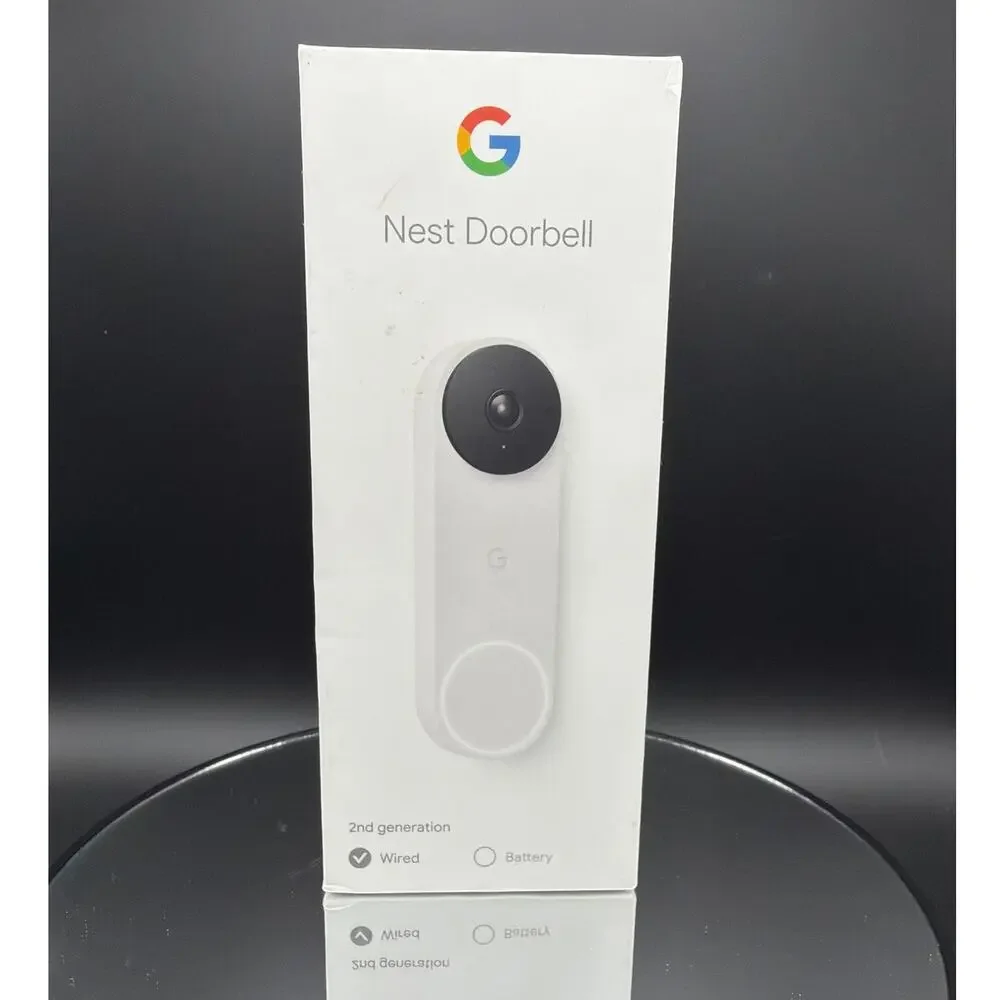 Google Nest Doorbell (Wired, 2nd Gen) Snow White Open Box